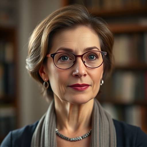 Portrait of Dr. Élise Dubois, Chief Art Historian